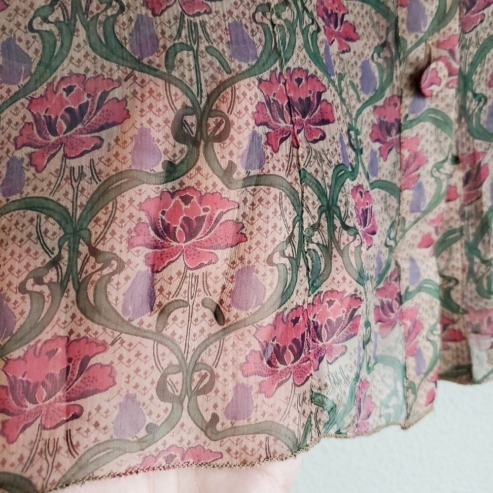 Anna Sui for Anthropologie Dearie Top size 4 NWT - Picture 3 of 10